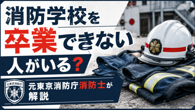消防学校を卒業できない人はいる？卒業できない理由を元東京消防庁消防士が解説