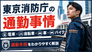 東京消防庁の通勤事情は？電車・自転車・車・バイクについて元消防士が解説