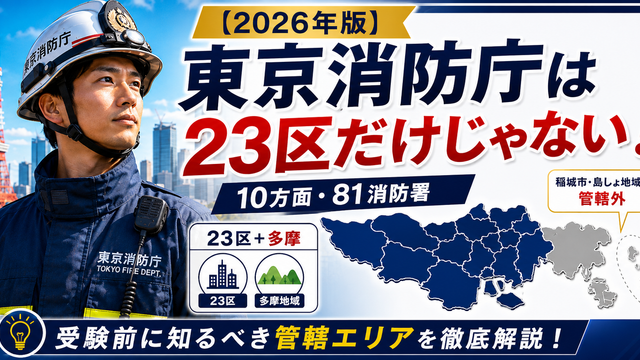 東京消防庁は２３区だけじゃないよ〜これを知ら